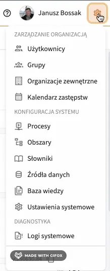 Ustawienie systemowe