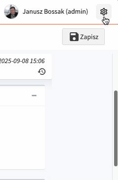 menu użytkownicy